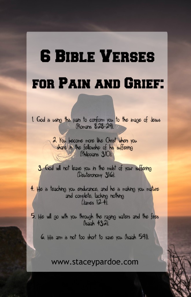 Bible Verses For Pain And Grief - Stacey Pardoe